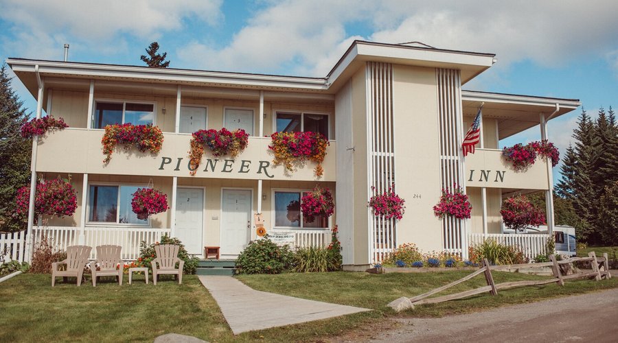 Front of hotel
