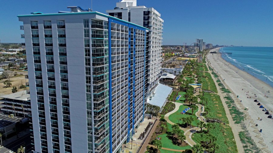 Bay View Resort drone photo
