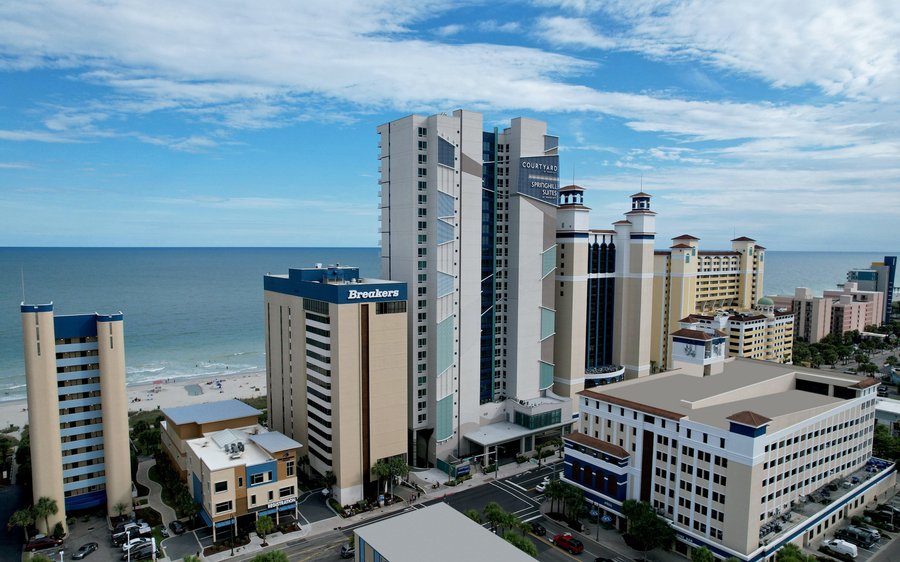 The Breakers Resort drone photo