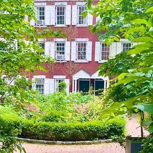 Friends Apartment Building Facade Exterior Greenwich Stock Photo 2019628235