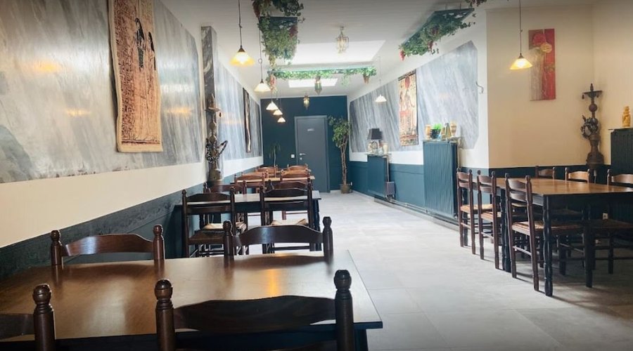 De inrichting van het restaurant