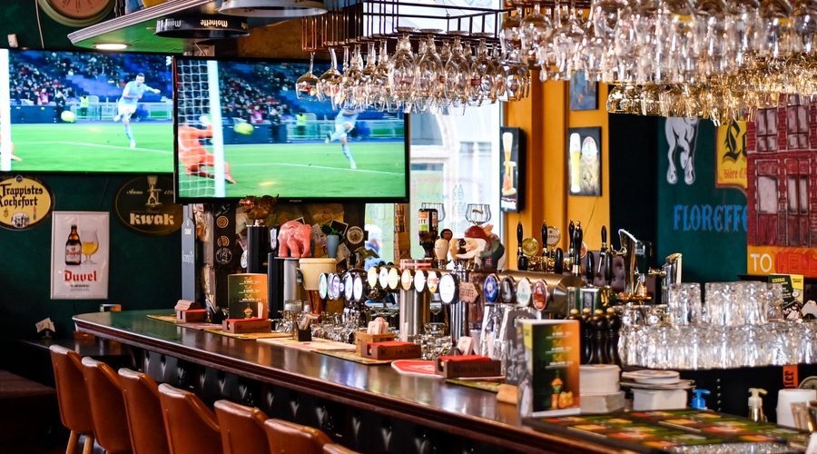 Interior of our bar.