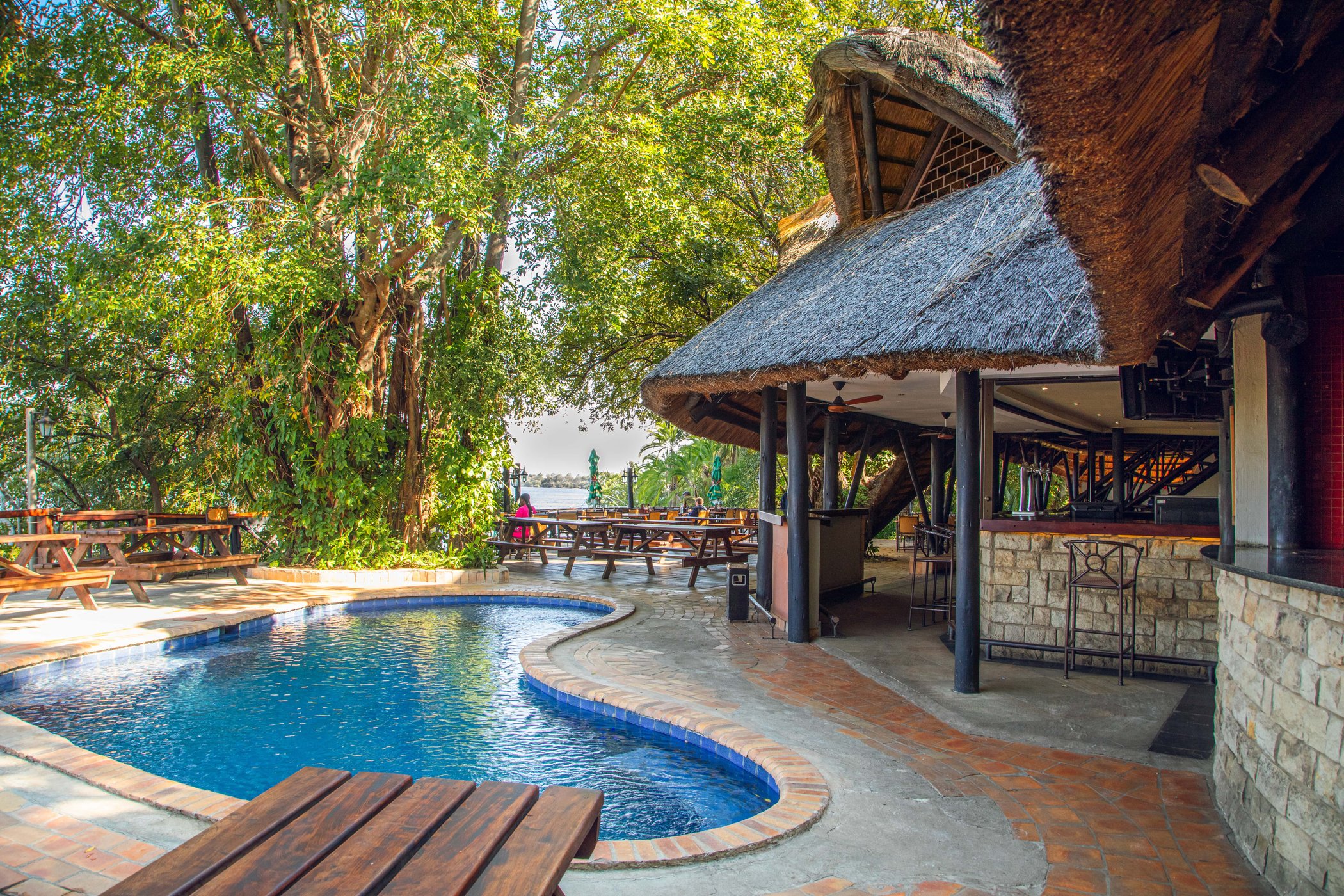 Victoria Falls Waterfront by null