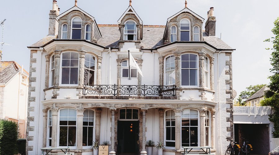 Boutique hotel in Truro, Cornwall.