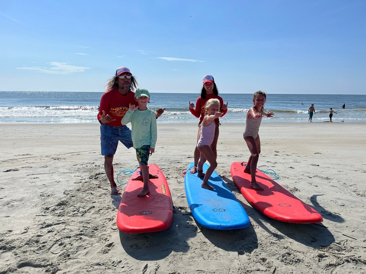 Surf Lesson Hot Sushi's Happy Surf Camp ALOHA !!