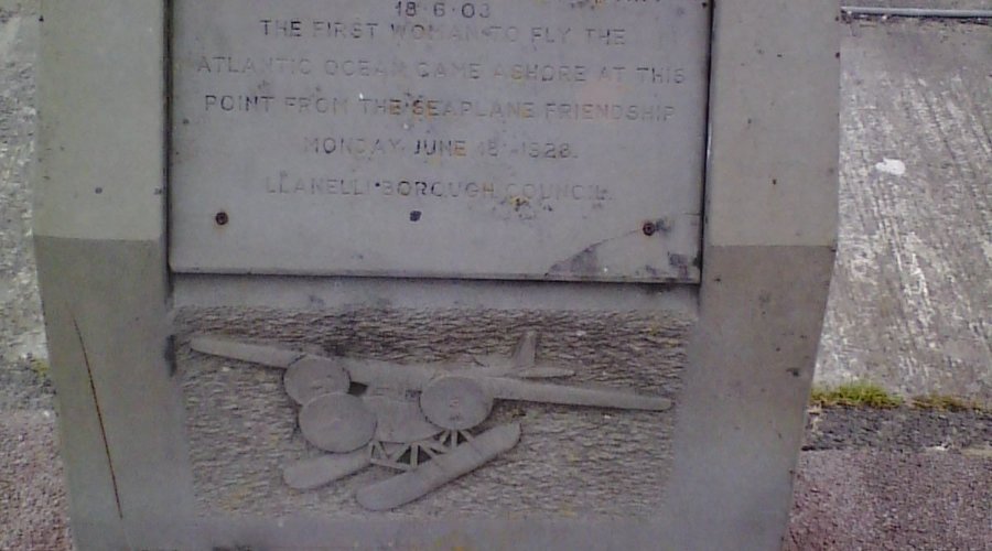 This is also not the main memorial.  It marks where she first set foot on the harbour.  It is the right way up in my laptop but is showing inverted in Trip Advisor.