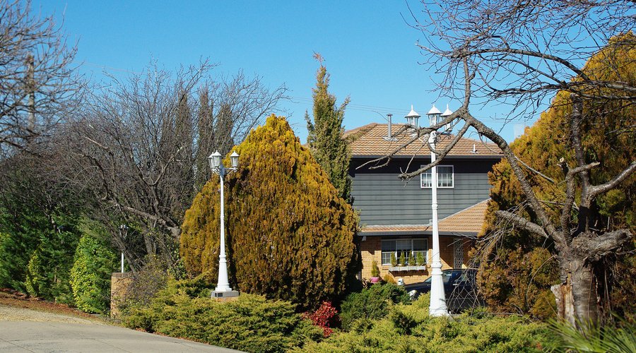 Entrance of Motel