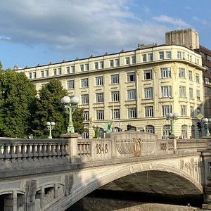 Ljubljana, Slovenia - Facade of the Emperial Gallery, a High End Fashion  Retail Shop Editorial Photography - Image of gallery, heritage: 237745922