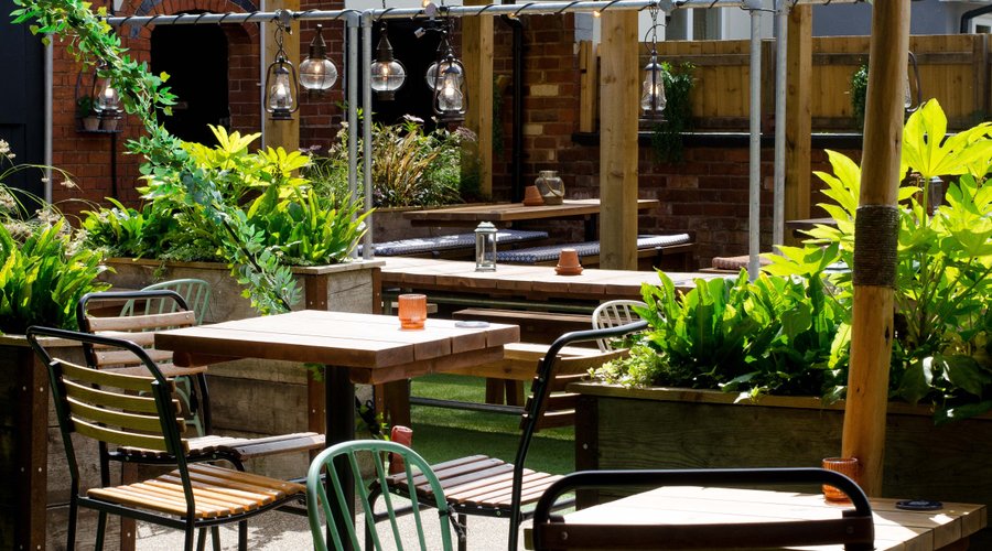Outdoor courtyard