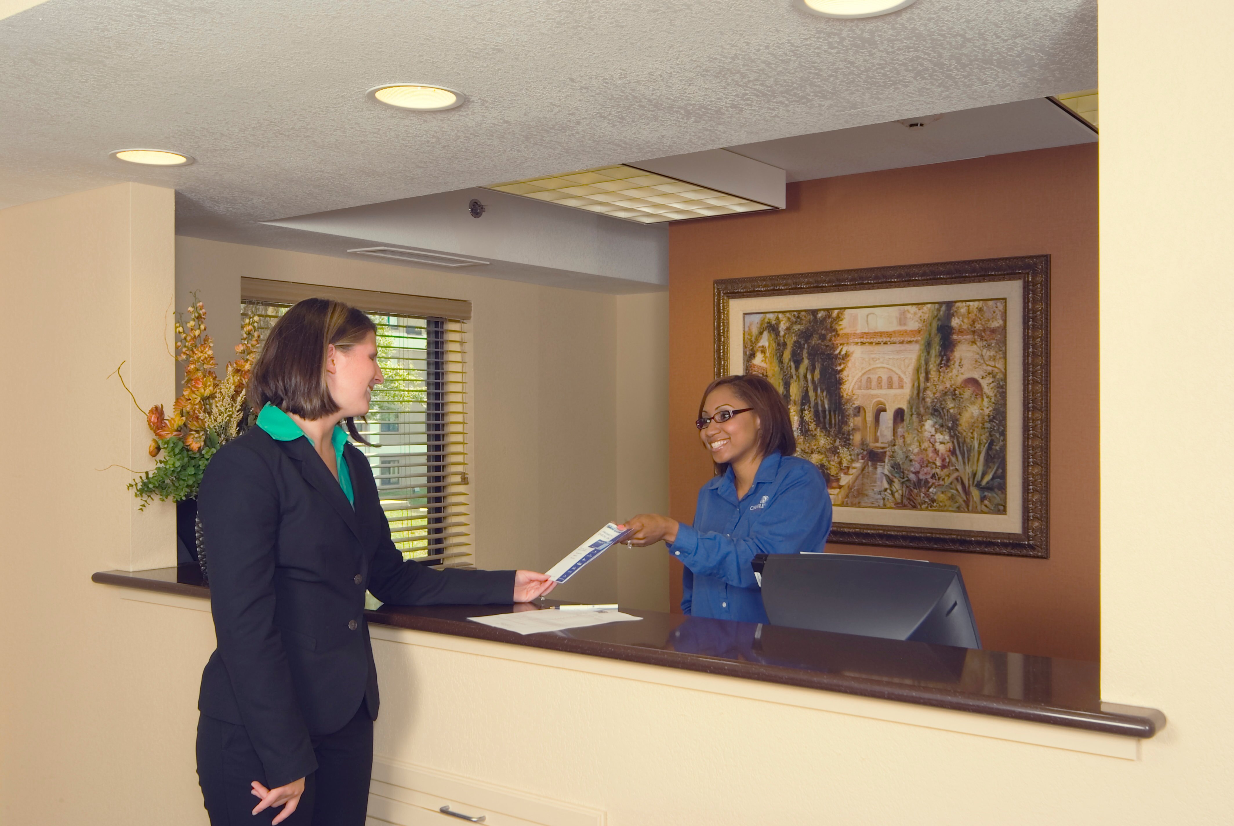 CANDLEWOOD SUITES INDIANAPOLIS DWTN MEDICAL DIST AN IHG HOTEL 132   The Front Desk Is Available 