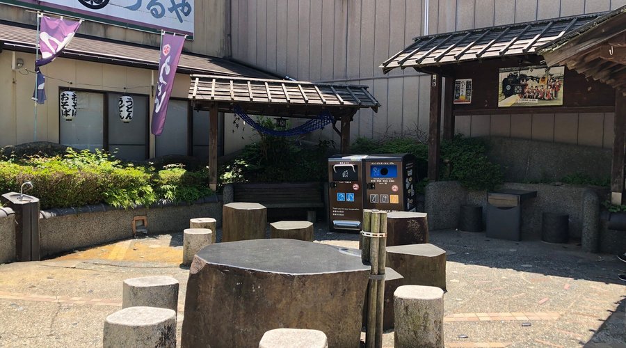 石段街散策の休憩スポットに最適です