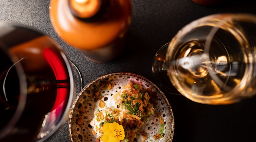 Krokant sushi wafeltje met krabsalade 