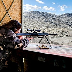 Barrett 50 cal sniper rifle. Our most popular weapon! - Picture of  Thunderstruck Vegas, White Hills - Tripadvisor