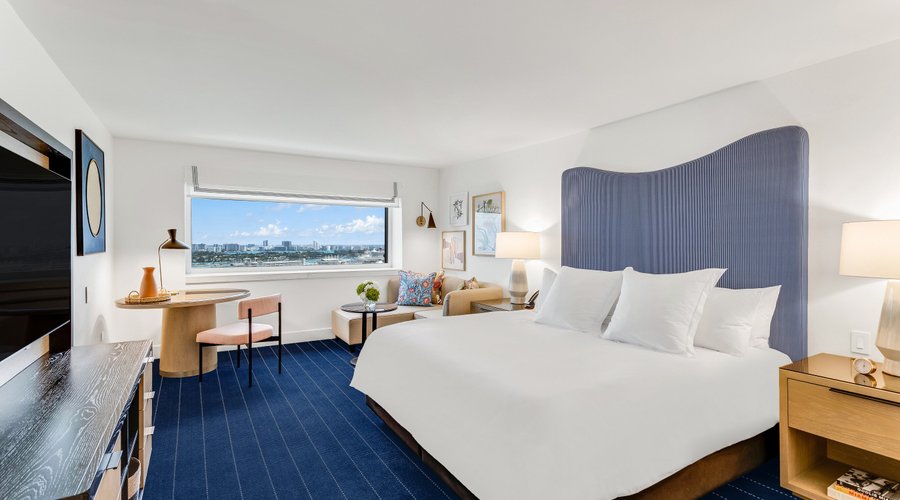 Newly Renovated Ocean View King Guest Room 