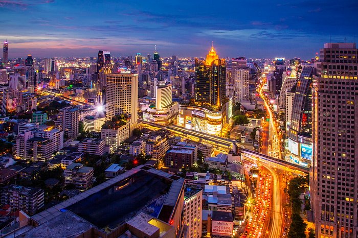 Bangkok, Thailand - May 1, 2017: Aerial Shot Of The Emporium And