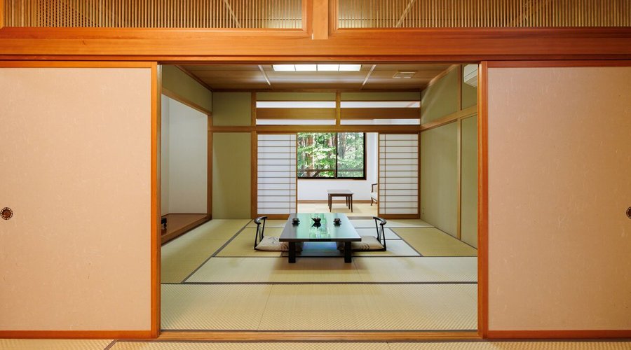 【温泉半露天風呂付客室・洗心の間】