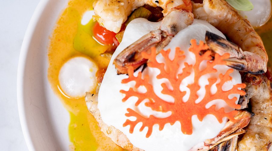 Shrimp Saganaki 