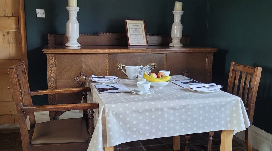 Hollies Farm Guest Wing Ground Floor Breakfast Room