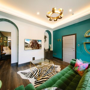 Oasis Media Room with Smart Tv