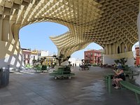 Parasol Sevilla 4x3m - déportré - alu et toile gris - DCB Garden