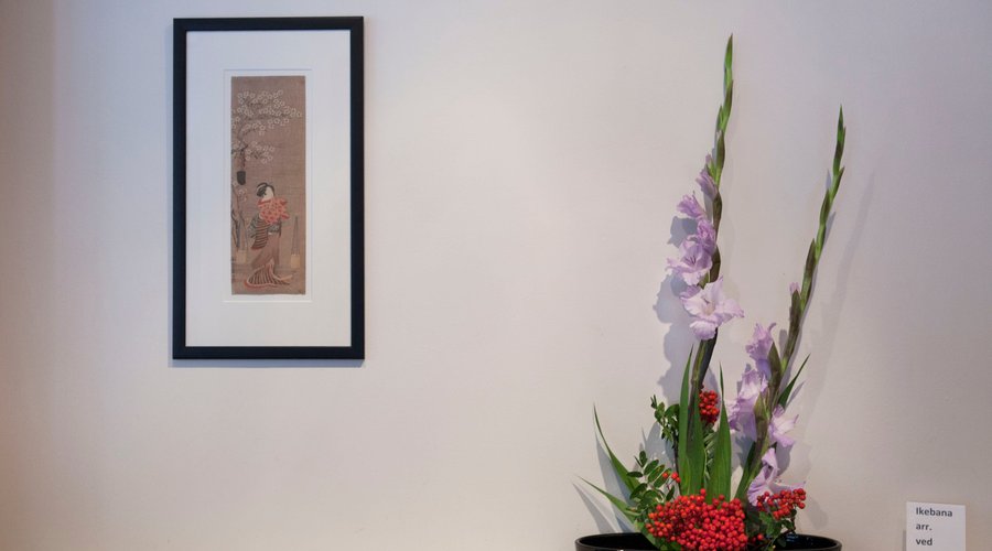 Ikebana in our reception.