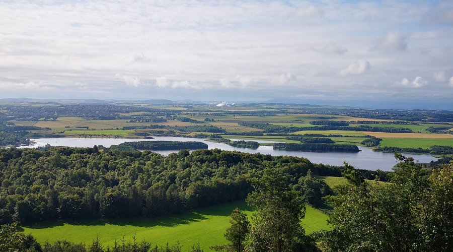 first viewpoint of lochore meadows