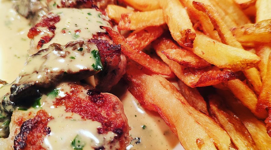 Boulette de veau et frites maison
