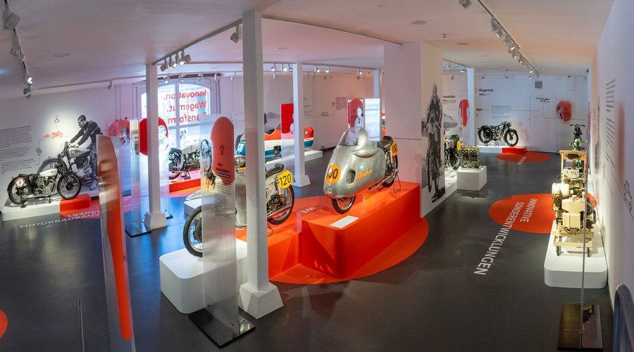 INNOVATION. WAGEMUT. TRANSFORMATION - 150 JAHRE NSU 
Sonderausstellung an zwei Standorten. Insg. 160 NSU-Expinate in Neckarsulm bis 05.05.2024 