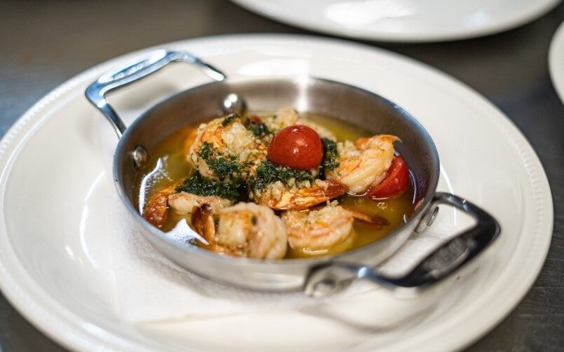 Scampi a l'ail 