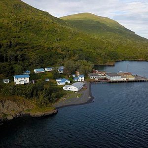 Zachar Bay Lodge and historic cannery