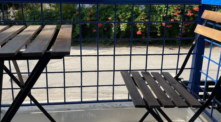 Front balcony. 