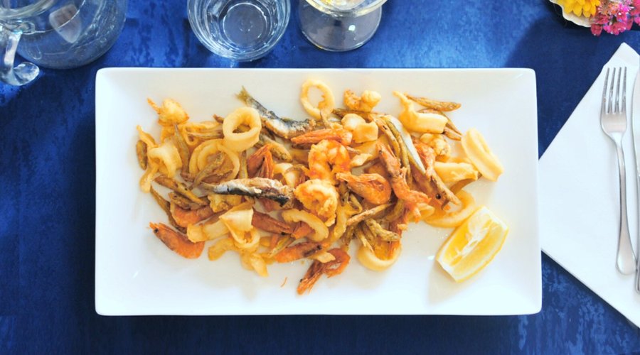 Il nostro fritto misto, abbondante e gustoso.