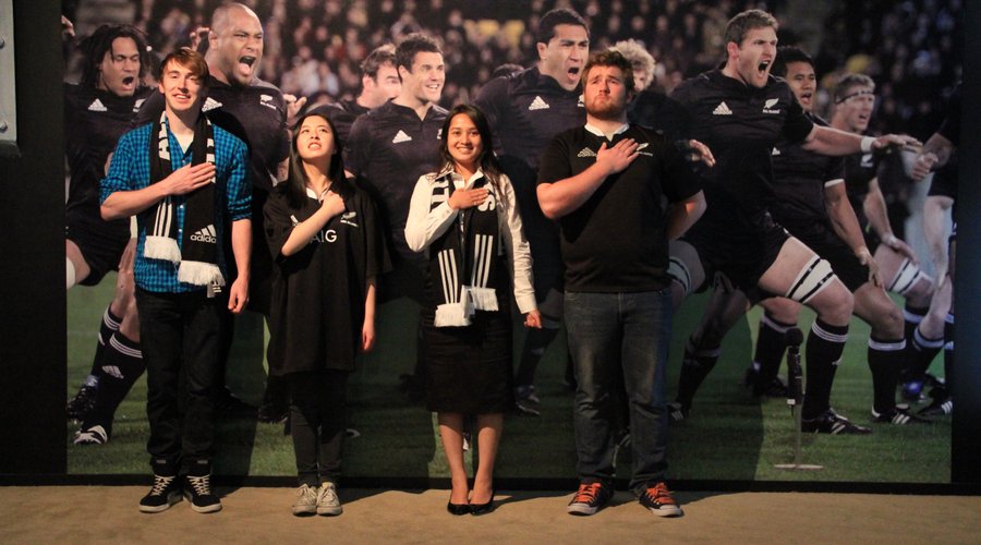 Rugby fans pay their respects