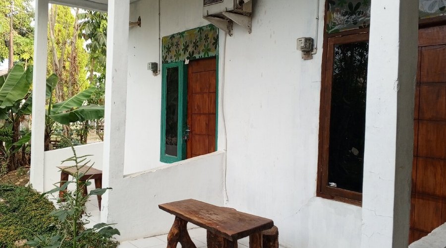 Kamar minimalis tapi terasa maximalis, dan external view dengan beberapa macam tanaman