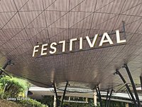 Phuket, 22 May 2014: Entrance of Central Festival Mall with Open Editorial  Image - Image of cart, department: 44285890