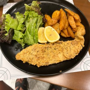 Had dinner at the Tea Shop…