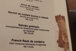 Cardápio