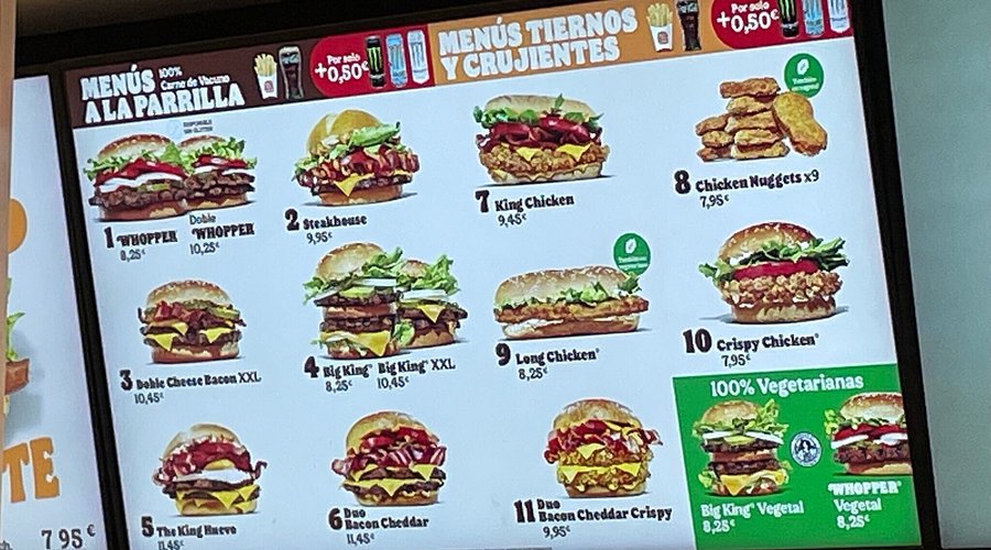 Burger King Spain Menu: Discover Delicious New Additions