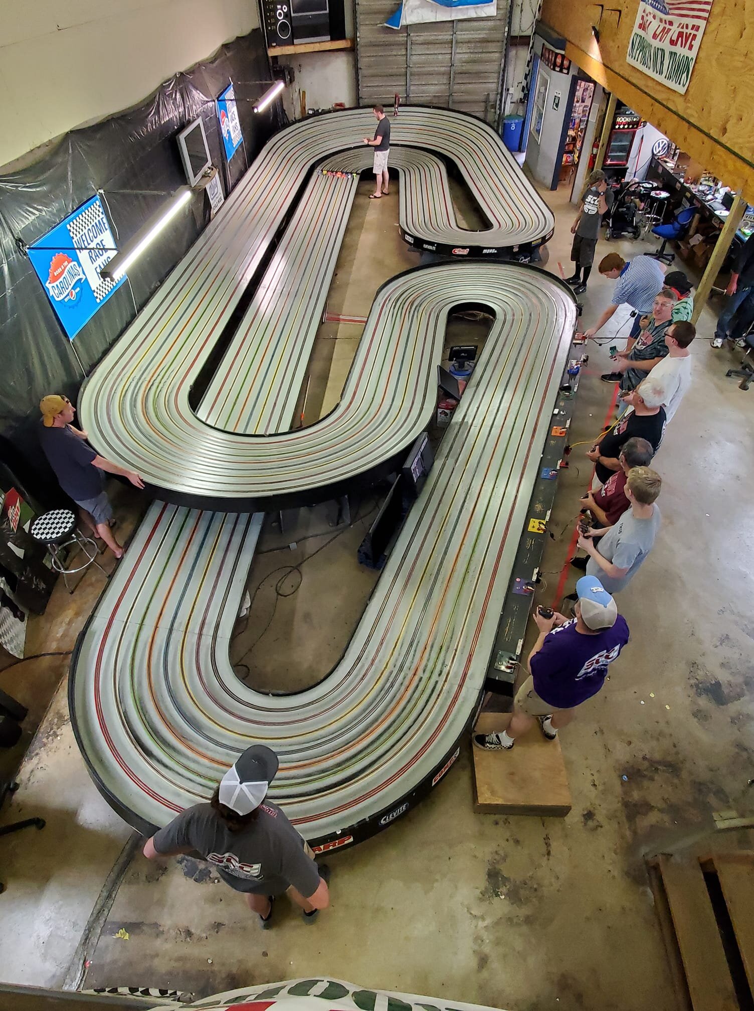 Slot car cave on sale