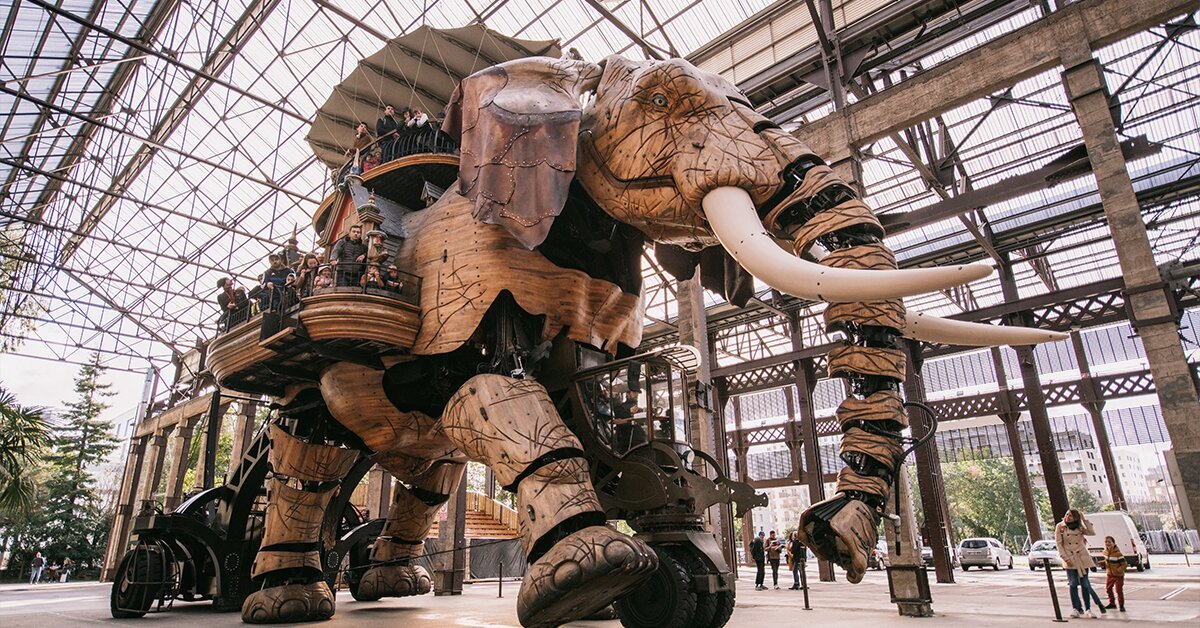 MÁQUINA DEL ELEFANTE NANTES FRANCIA