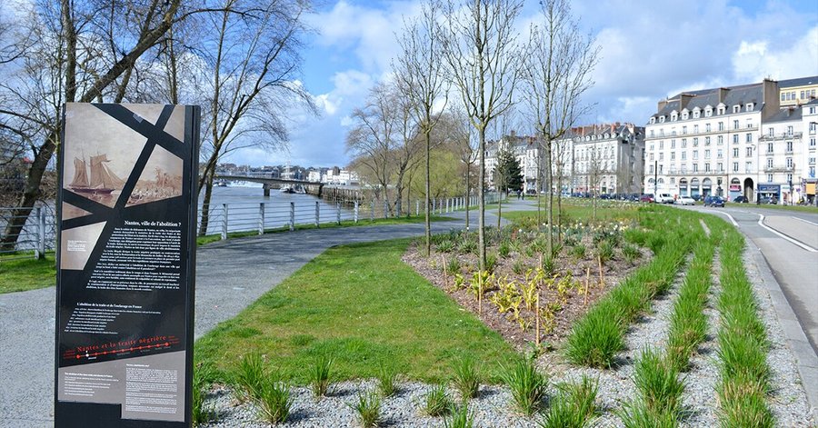 Parcours urbain. Le Mémorial de l abolition de l esclavage. Nantes © Jean-Dominique Billaud - Nautilus_LVAN