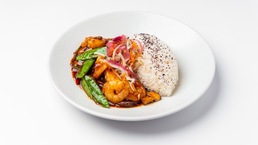 Dynamite Chilli Prawns