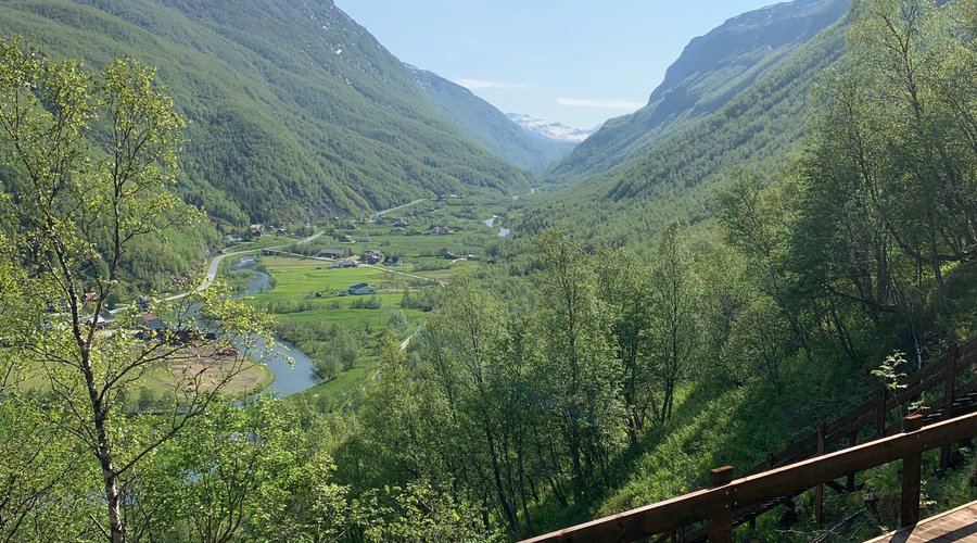 Utsikt opp Spansdalen