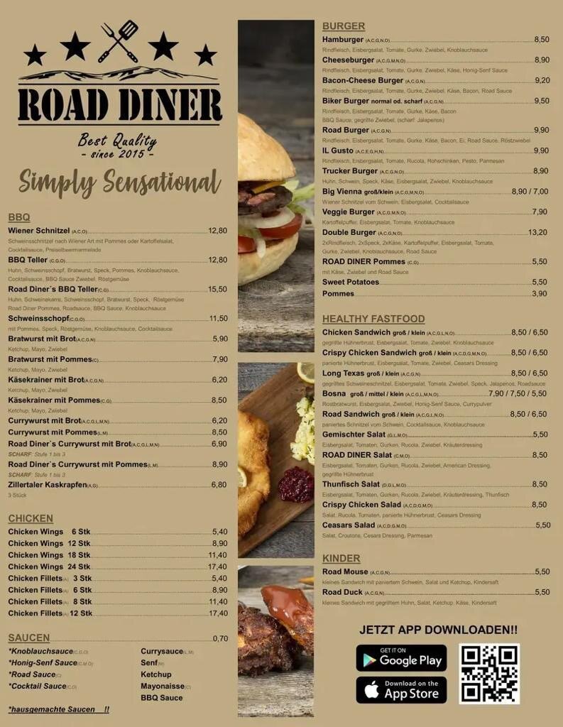 Road Diner, Халь-ин-Тироль - фото ресторана - Tripadvisor