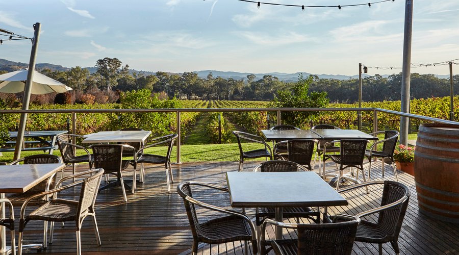 Dining with a view.