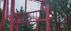 Pool area and slides and coaster. - Picture of Kentucky Kingdom, Louisville  - Tripadvisor