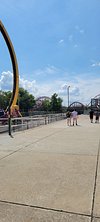 Pool area and slides and coaster. - Picture of Kentucky Kingdom, Louisville  - Tripadvisor