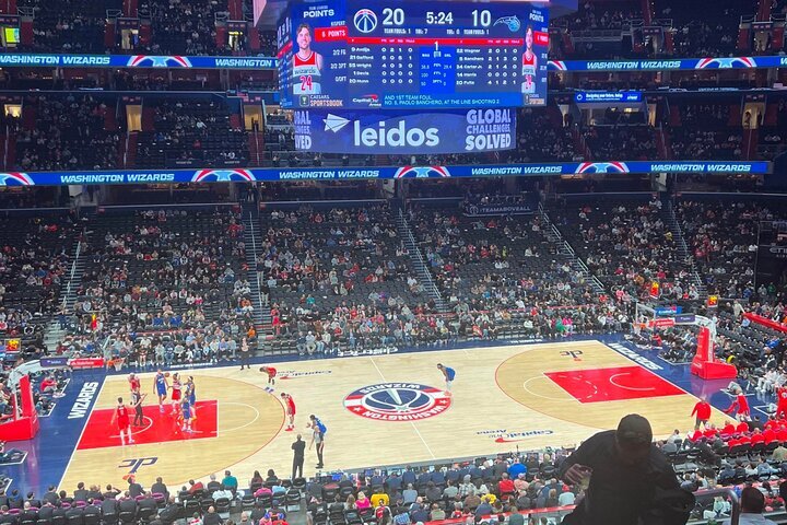 2025 Washington Wizards Basketball Game Ticket at Capital One Arena Washington DC