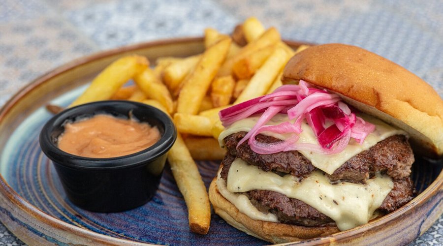 Smashed burger