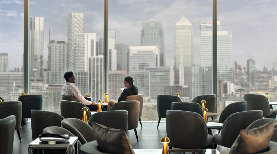 Enjoy classic and signature cocktails with breathtaking views at Eighteen Sky Bar.